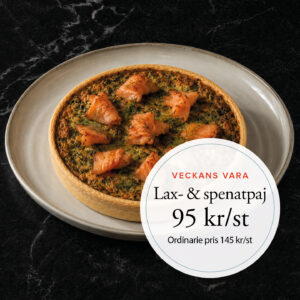 Veckans Vara - Lax- & spenatpaj