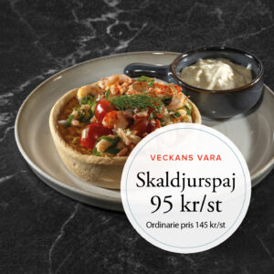 Veckans Vara - Skaldjurspaj med Grön Sparris och potatis