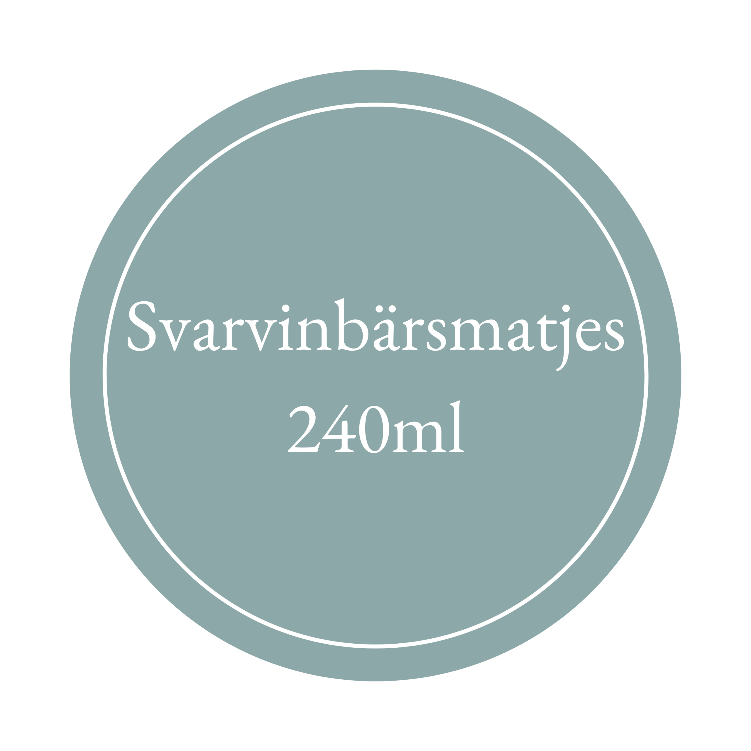 Svartvinbärsmatjes 240ml